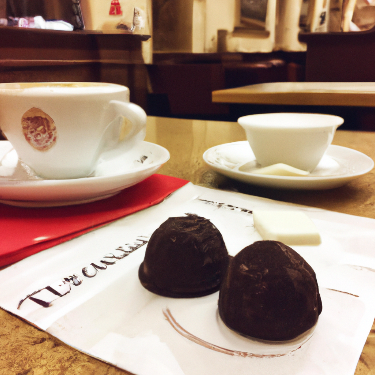 6) Café Slavia: Nejlepší čokoládové trufle v Praze