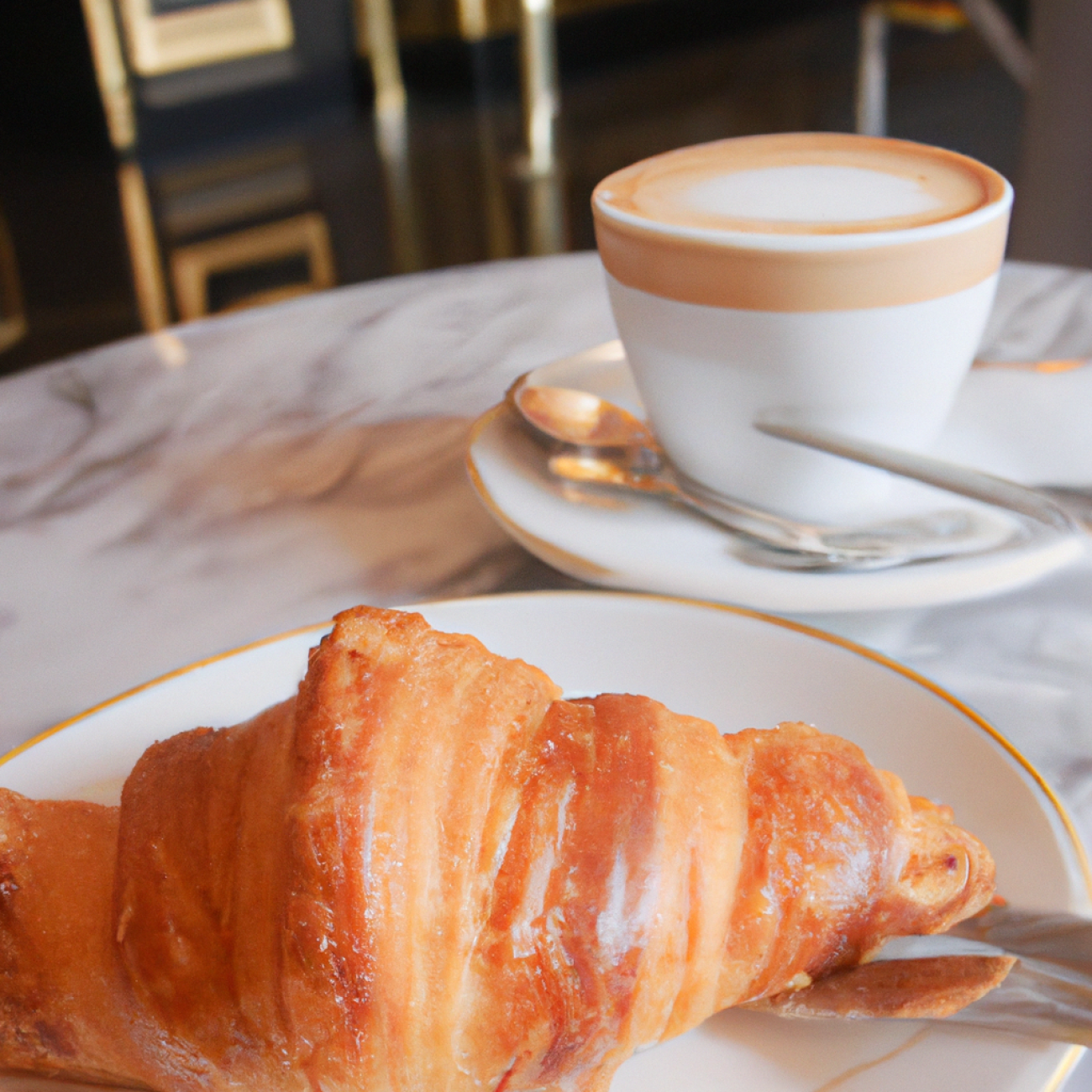 2. Café Louvre: Zaslouží si své renomé jako jedno z nejlepších míst pro croissanty v Praze