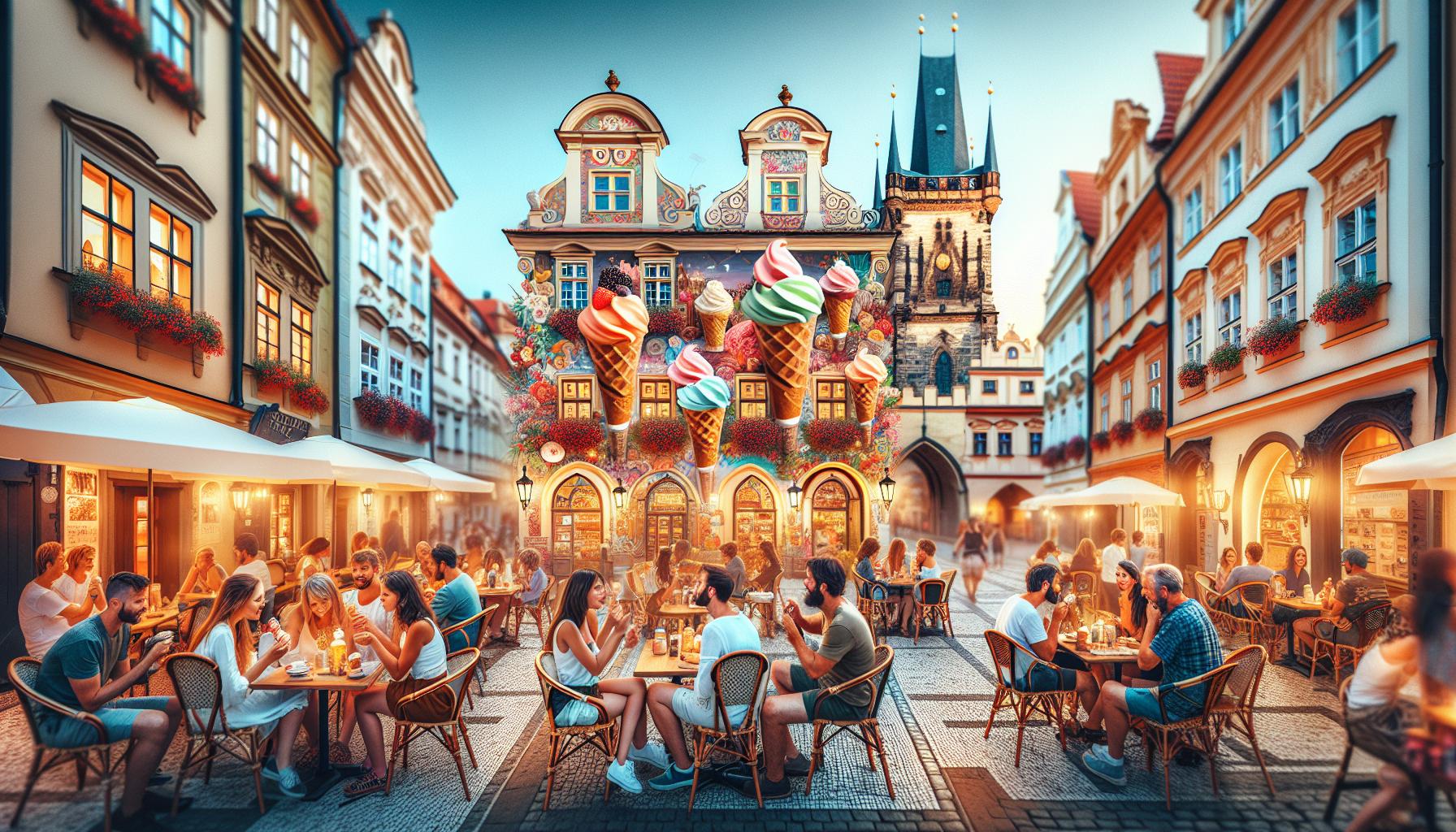 Právě si prohlížíte Nejlepších 15 Zmrzlinových Míst v Praze: Prostředí s Chutí