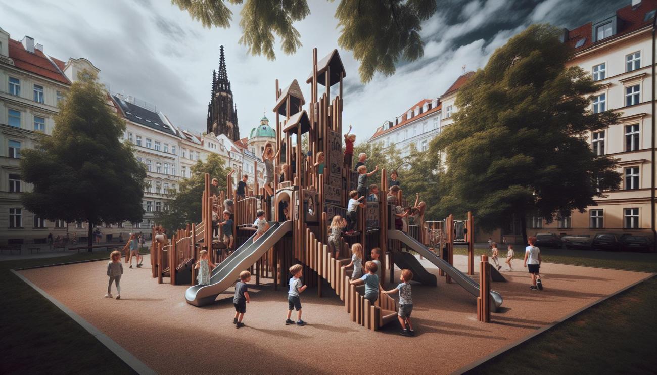 Právě si prohlížíte 10 Top Dětských Hřišť v Praze: Kam s Dětmi na Zábavu