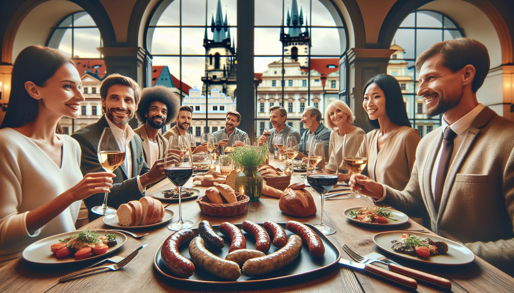 Právě si prohlížíte Top 13 Míst na Nejlepší Vinnou Klobásu v Praze: Chuťový Zážitek