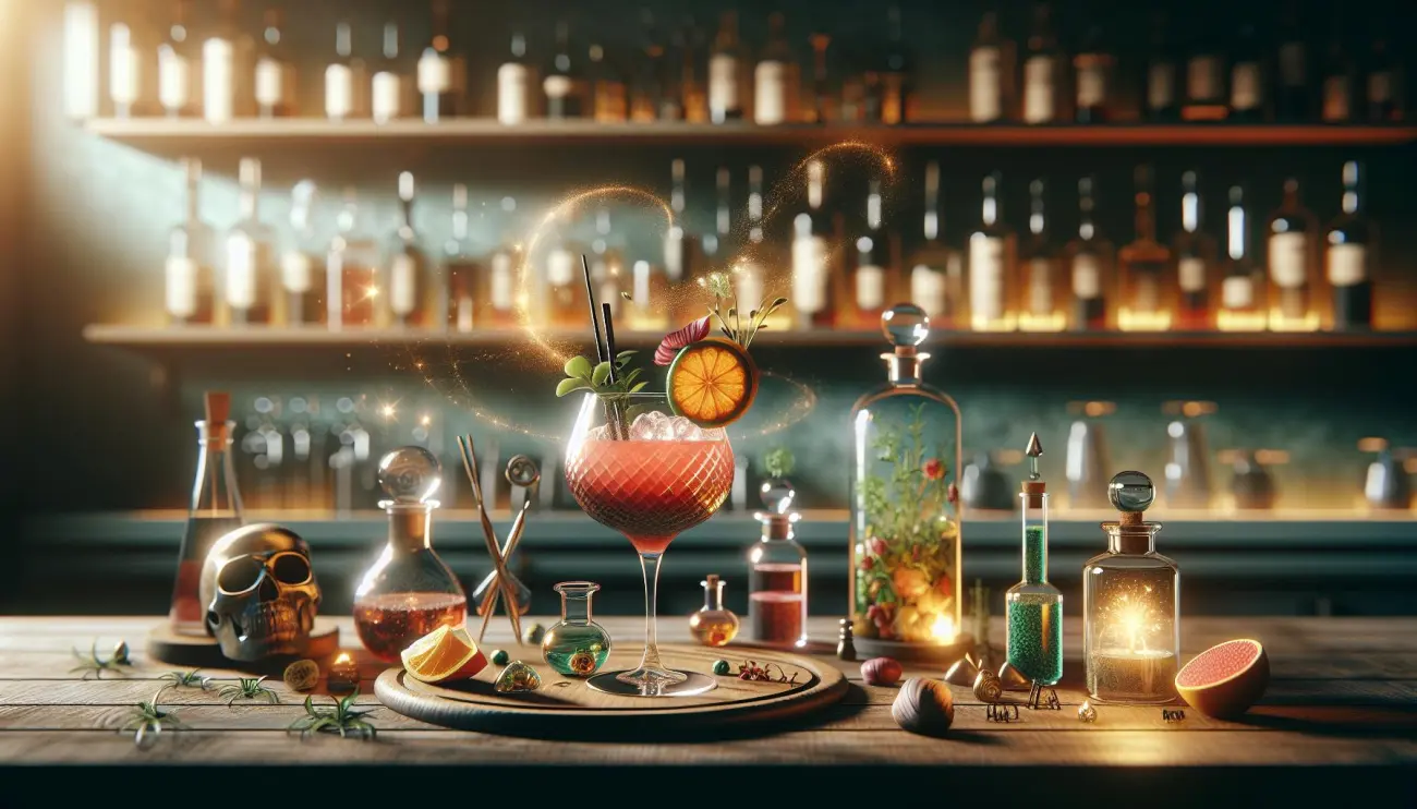 10 Nejlepších Koktejl Barů v Praze: Kde Ochutnat Perfektní Drinky 9 The Alchemist Bar - Magie a Kreativita v Jedné sklenici