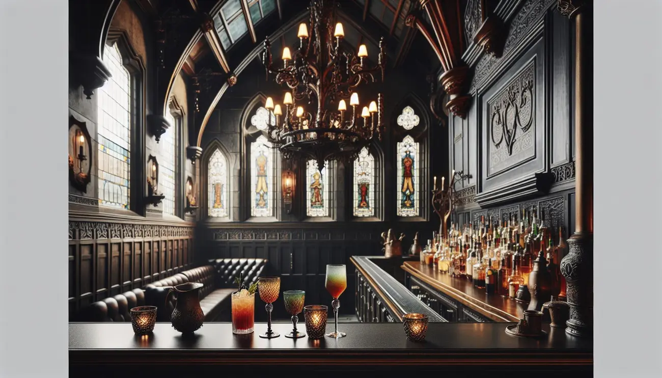 10 Nejlepších Koktejl Barů v Praze: Kde Ochutnat Perfektní Drinky 5 Black Angel's Bar - Gotický Interiér a Nezapomenutelné Chutě