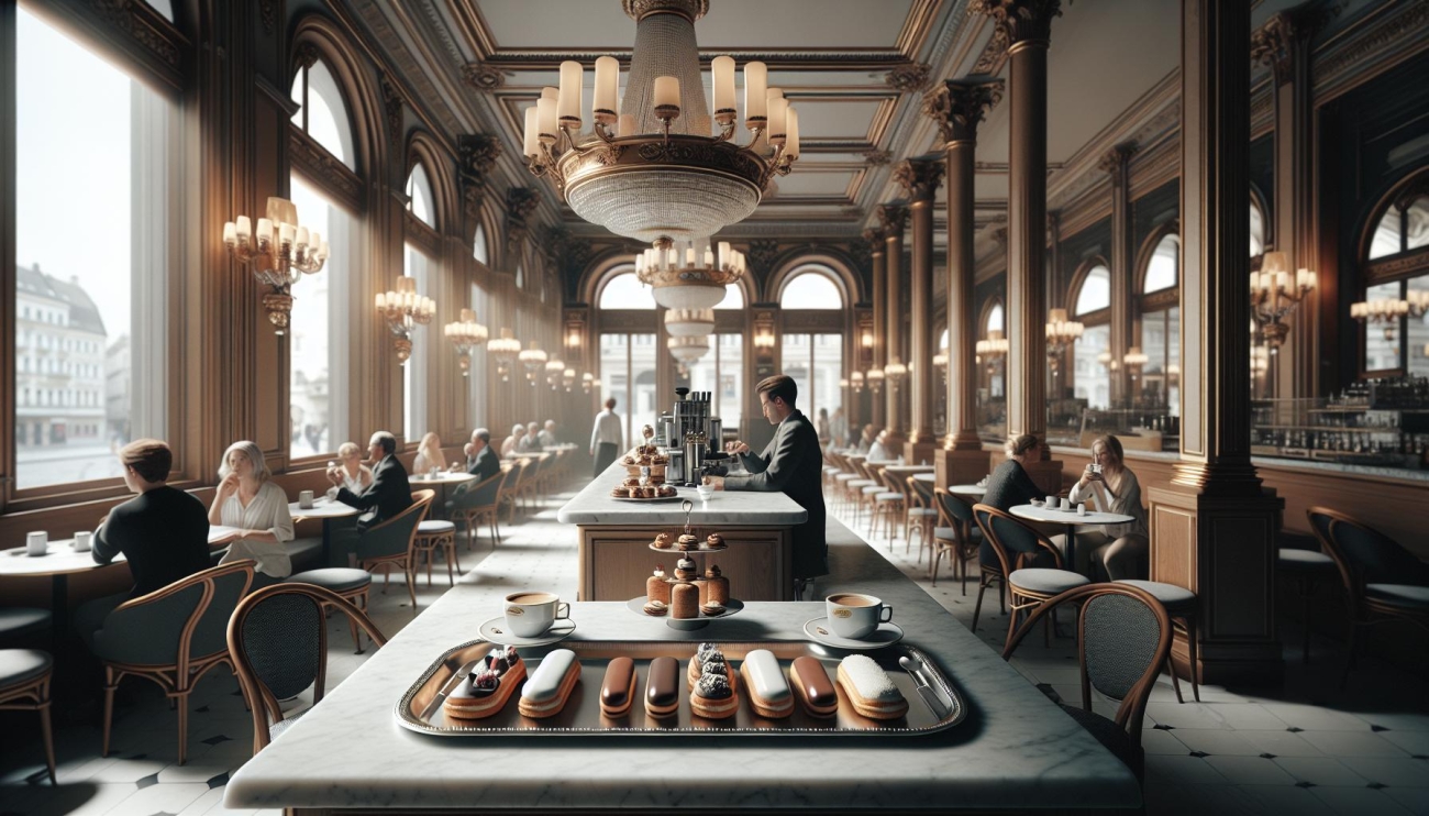 Café Savoy -⁤ Tradiční Vídeňský​ Šarm s Eclairy