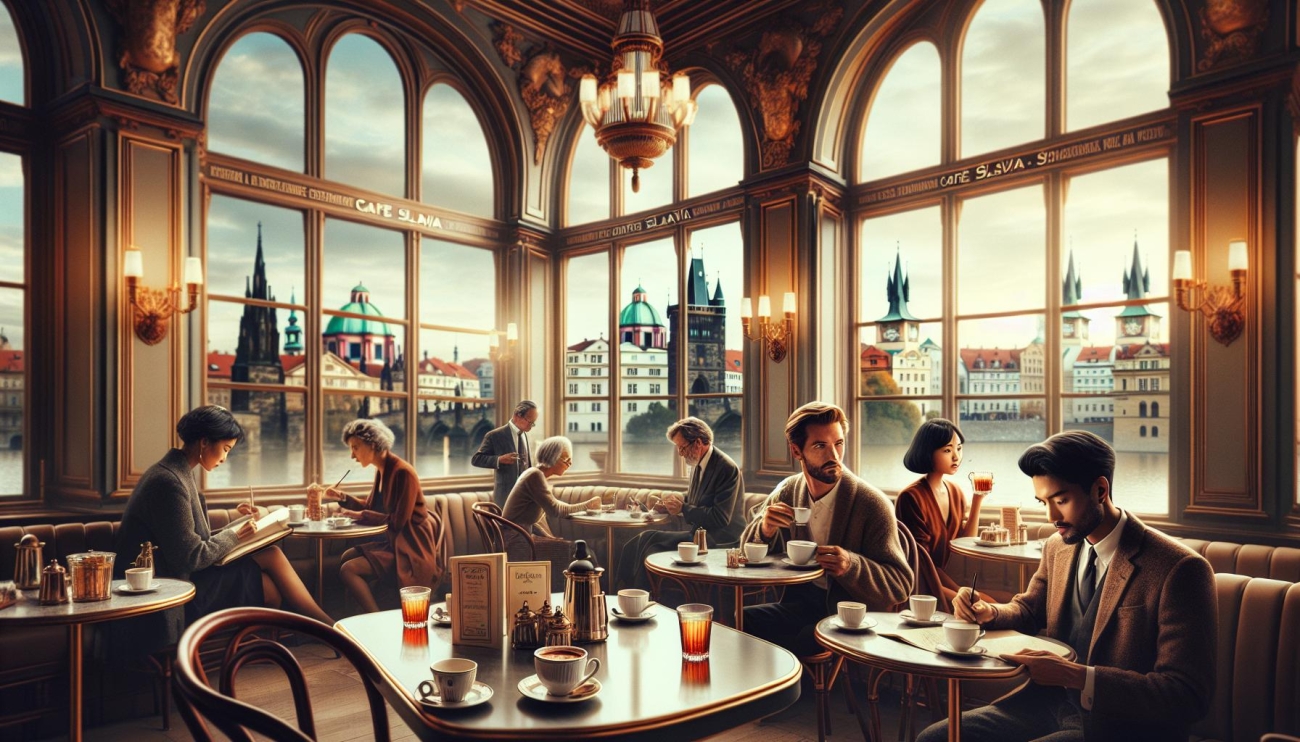 Café Slavia - Legendární pražský kávový byznys s výhledem