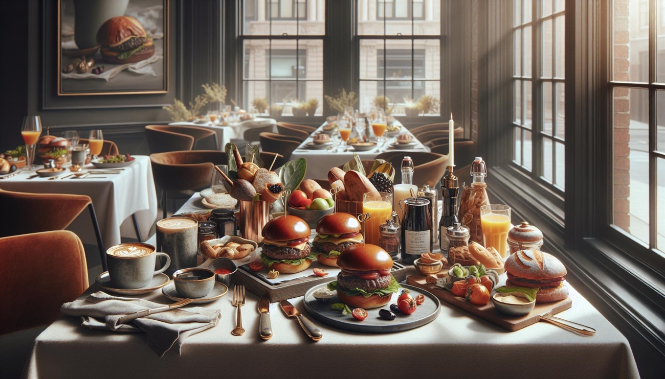 Dish Fine Burger Bistro - Nečekaně Skvělý brunch s Burgery