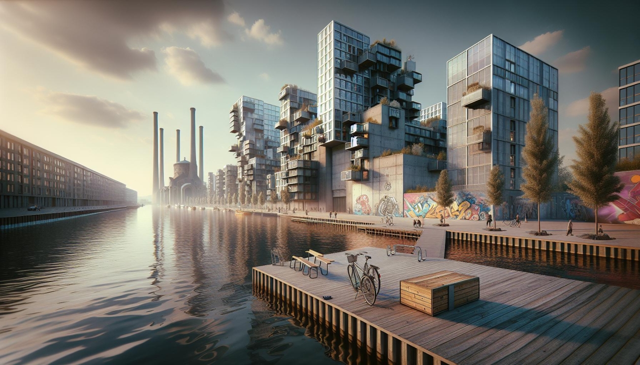 Holešovice - Industriální Styl⁢ s Uměleckým Nábřežím