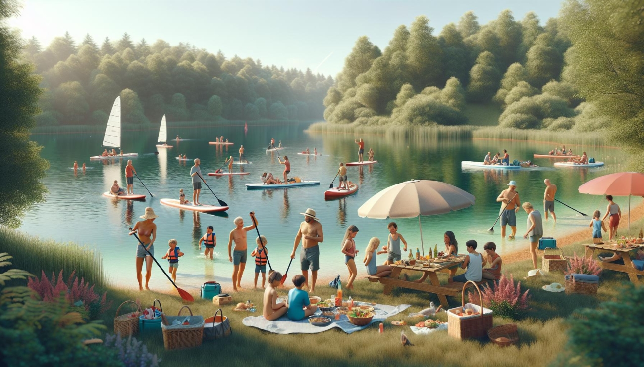 Hostivařská Přehrada - Rodinný relax s možností⁢ vodních⁤ sportů