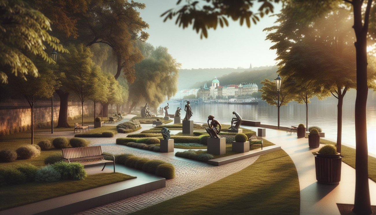 Kampa - Malebný Park u Vltavy s Uměleckým Nádechem