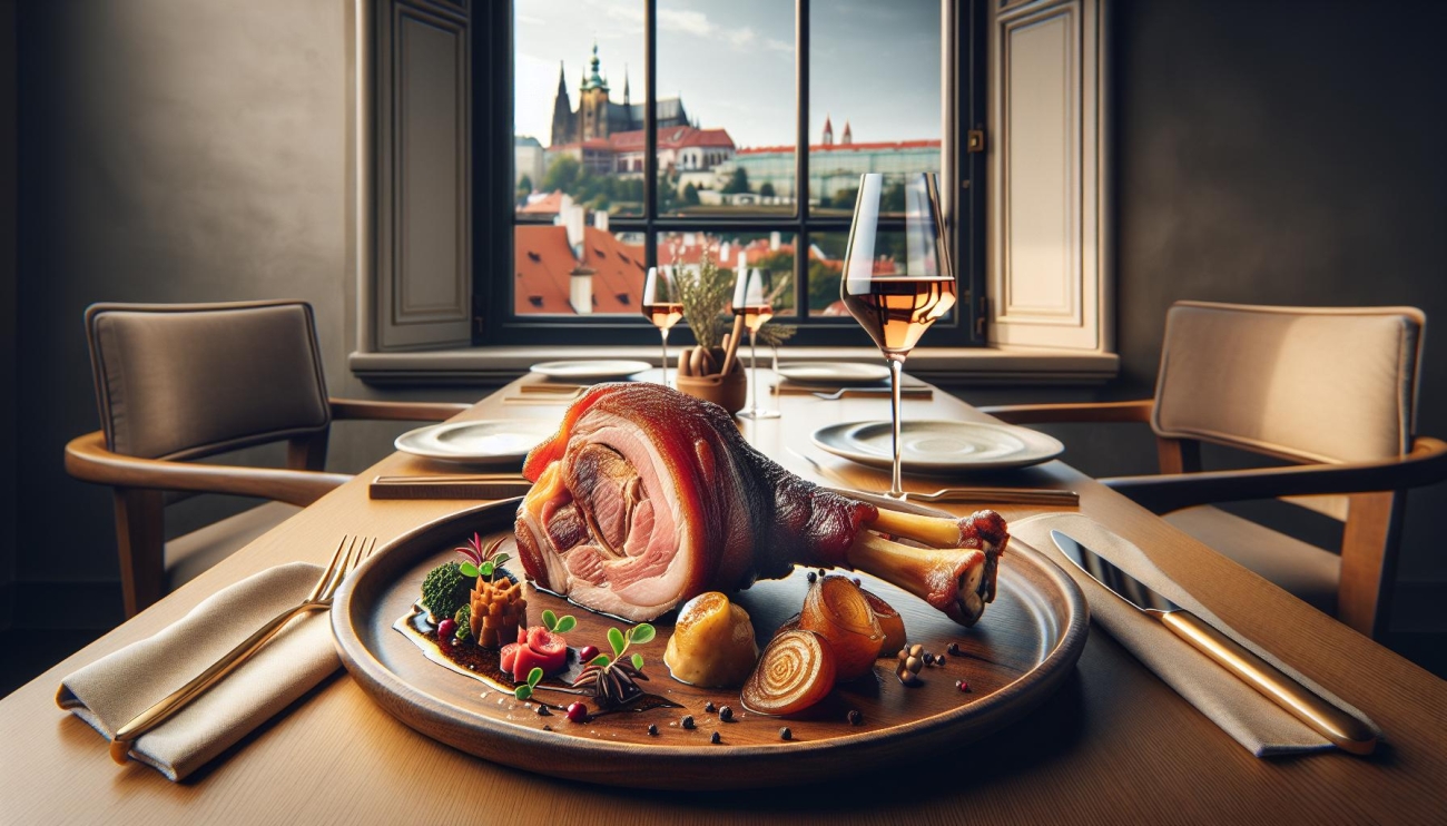 7 Nejlepších Restaurací na Pečené Koleno v Praze (Tradiční i Moderní) 6 Kuchyň - Gourmet Pečené Koleno s Výhledem na Pražský hrad