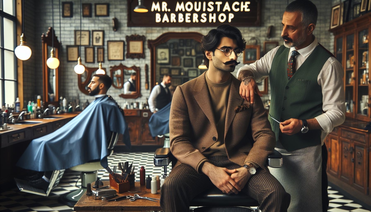 Mr.moustache ​Barbershop - Top Volba⁤ pro Originální Pánské Střihy