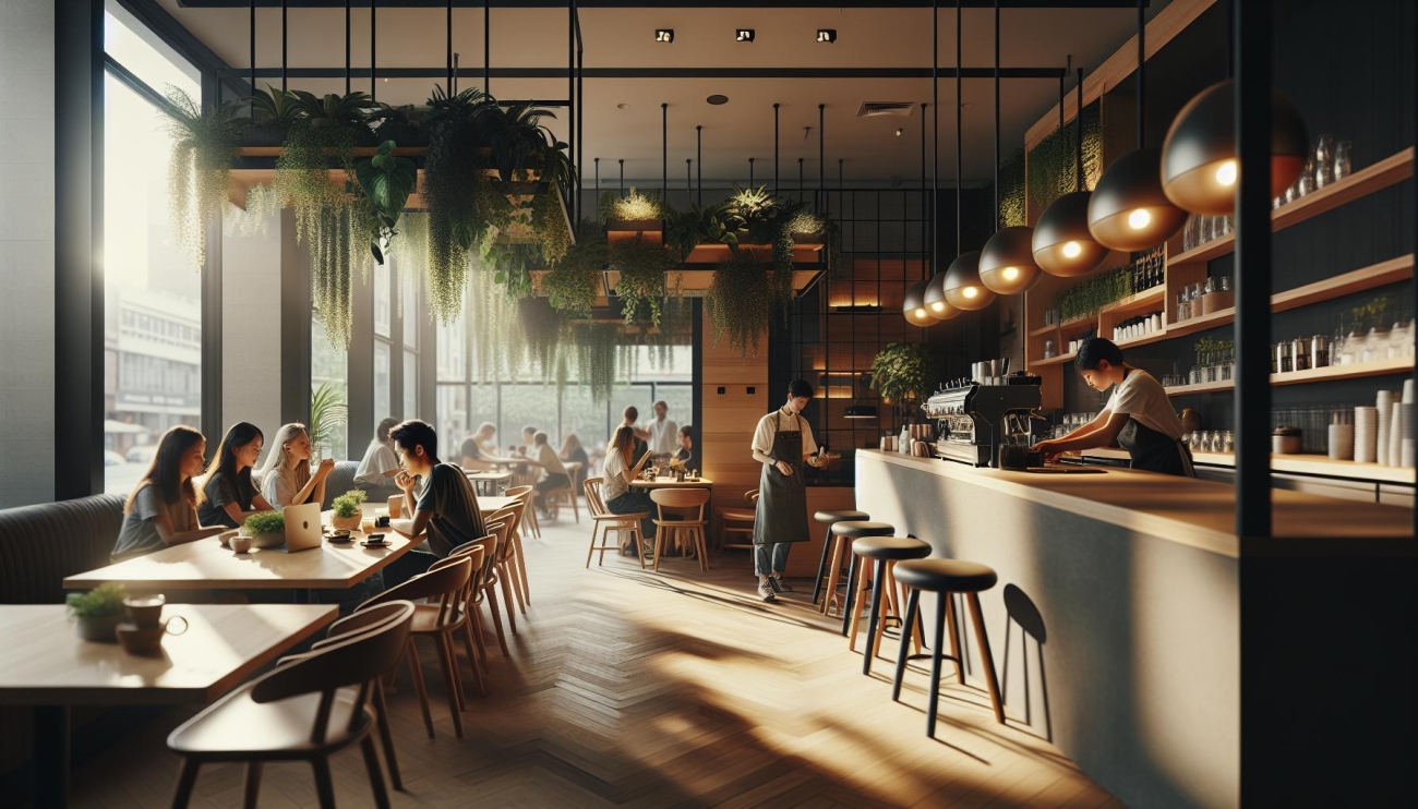 Místo ‍- Moderní​ kavárna ‍s nezaměnitelným šarmem