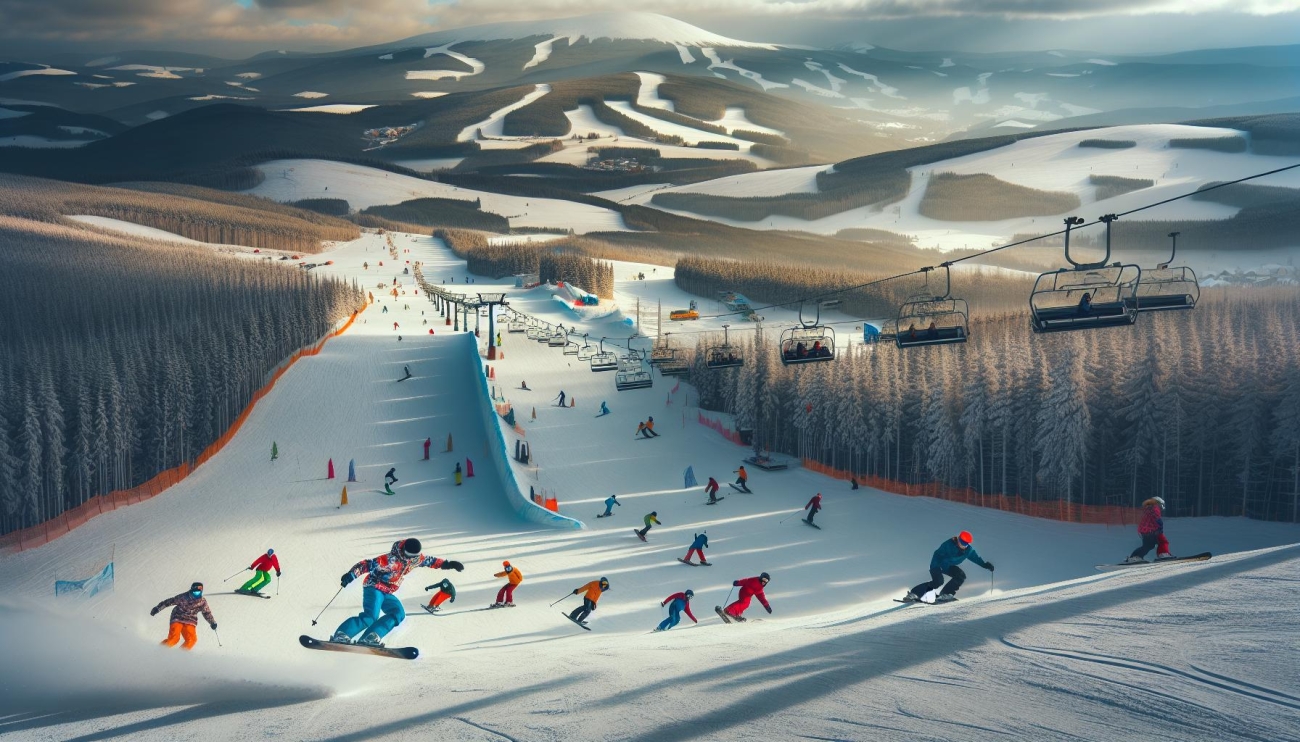 Špičák v Českém lese - Pro Náročné lyžaře ⁤i Snowboardisty