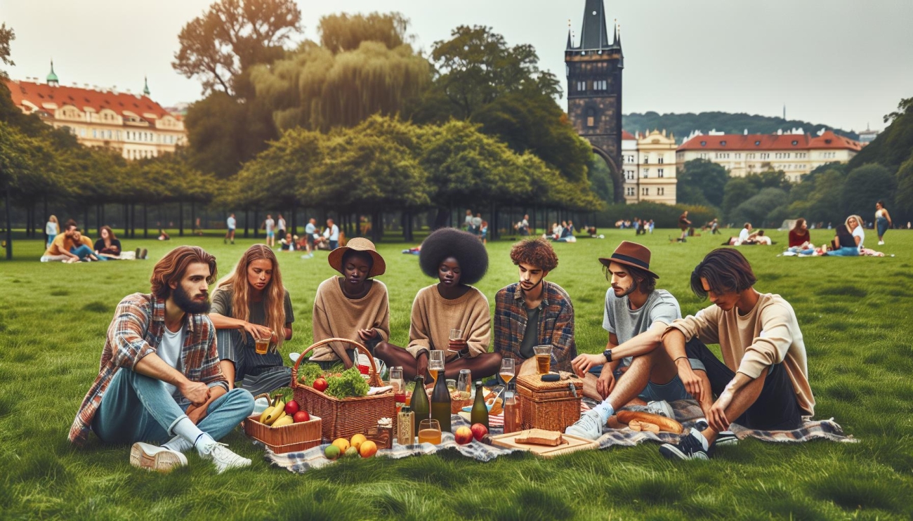 Riegrovy sady - Oblíbené Místo pro Přátelský Piknik