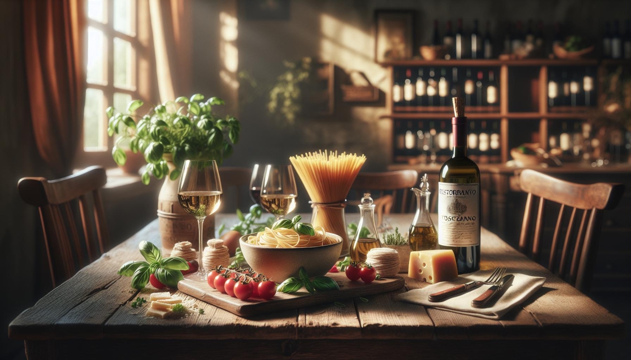 Ristorante Toscano ⁣- Vybrané Víno a Rustikální Pasta
