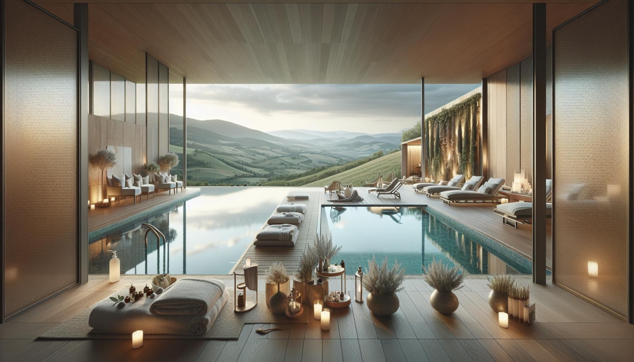 Spa & Wellness Mirage - Poklidné útočiště s ⁢panoramatickým výhledem