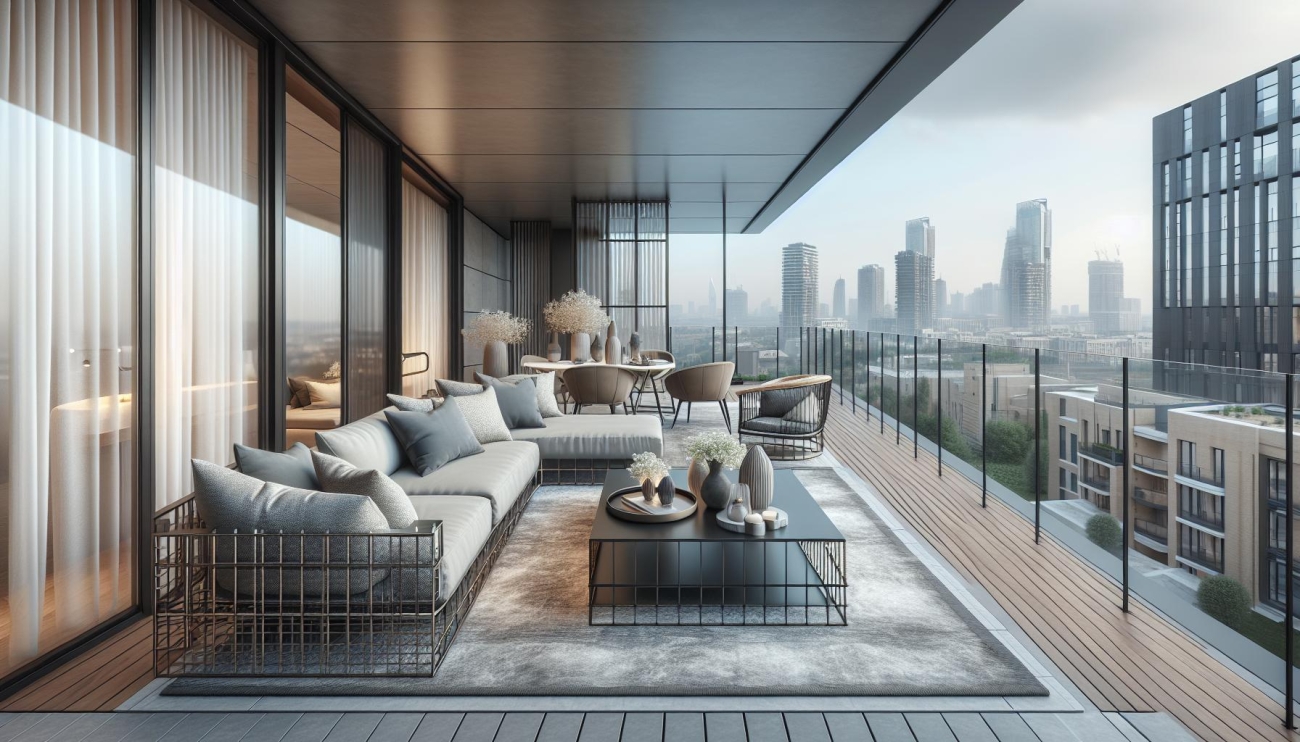 Terasa Palladia - Moderní Styl s Nekonečným Výhledem na Centrum