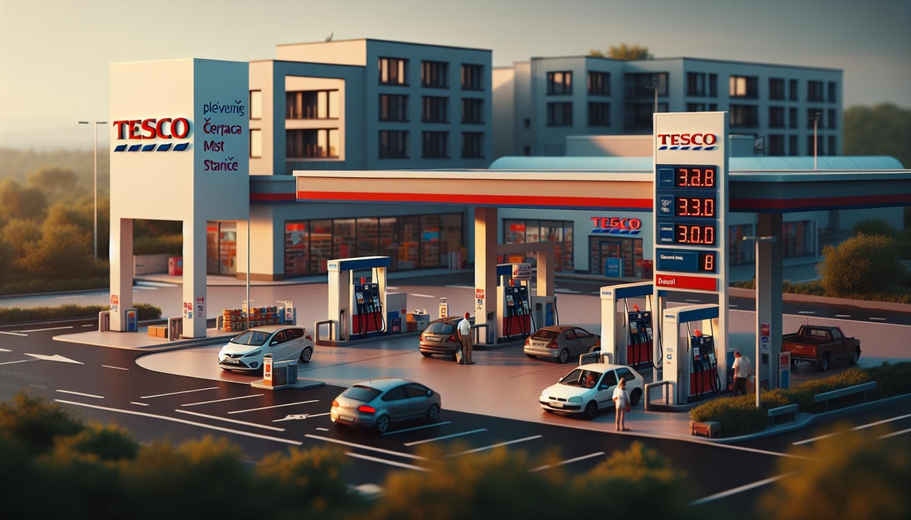 Tesco ⁤Čerpací Stanice Černý Most - Nejlevnější Nafta a Pohodlí⁢ Nákupu