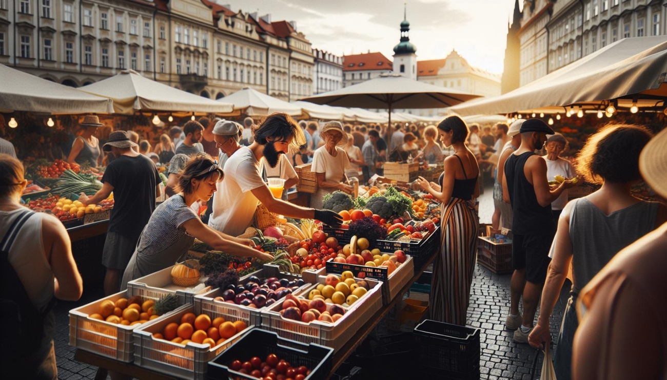 Trhy ⁢na Náměstí Míru - Pohodová Atmosféra s Lokálním Kouzlem