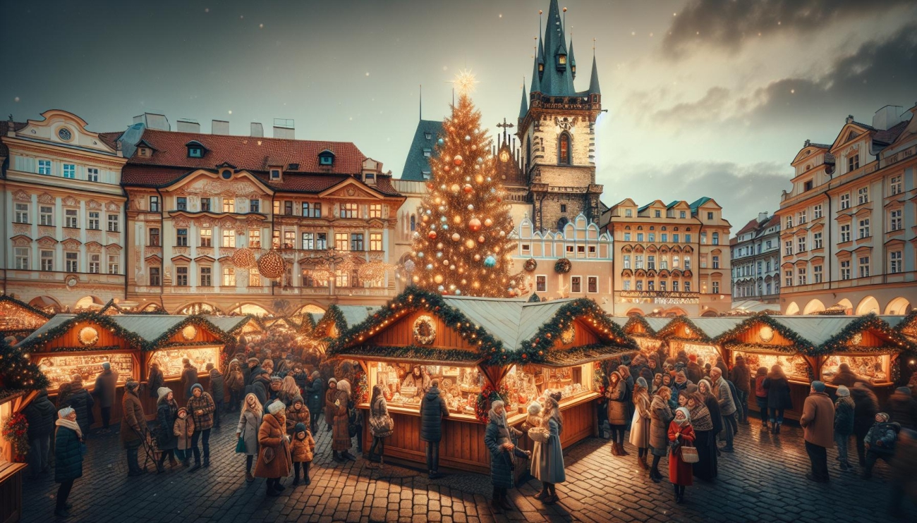 Vánoční trhy na Staroměstském Náměstí - Magické‌ Srdce Prahy