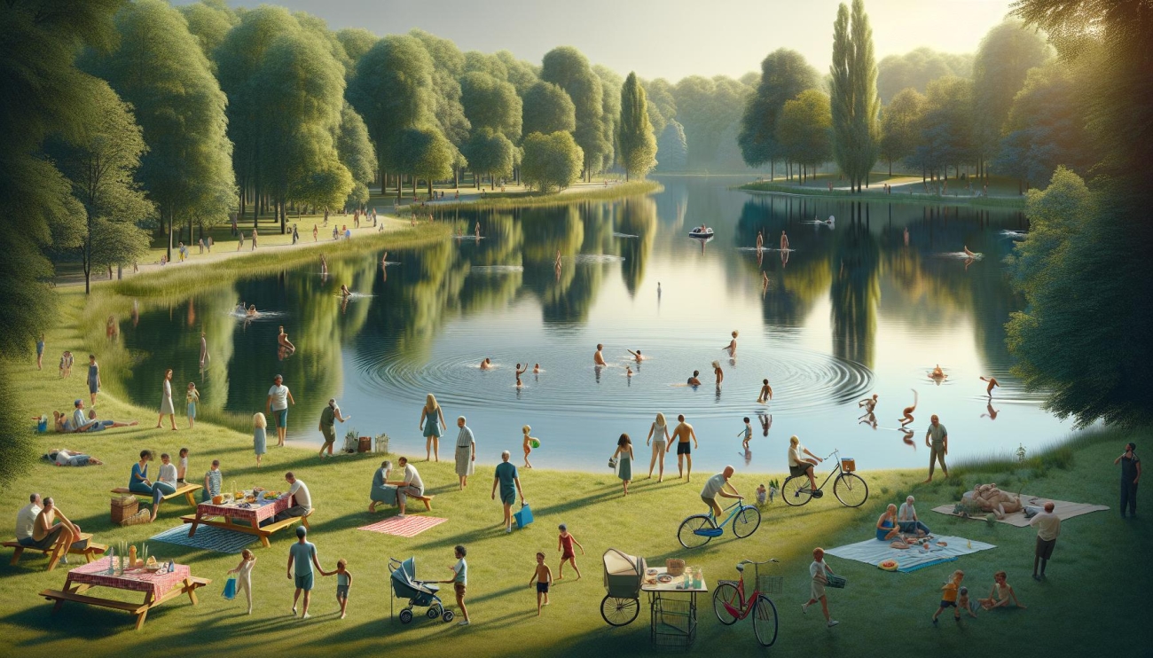 Braník koupaliště - Poklidná oáza s rybníkem a⁢ sportem