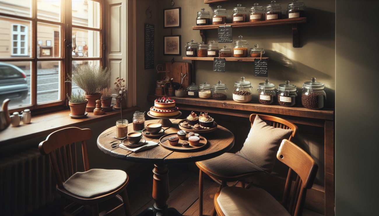 7 Nejlepších Cukráren v Praze: Kde Ochutnat Dokonalé Dezerty 1 Kavárna Sladká Chvilka - Intimní Koutek s Domácími Dorty