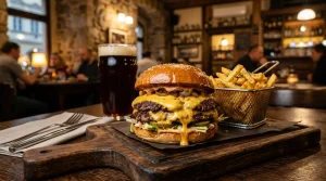 Šťavnatý smash burger s čedarem a brioškou z pražského bistra