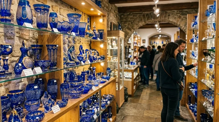 Blue Praha: Tradiční české sklářství, foukaný křišťál a designové umění