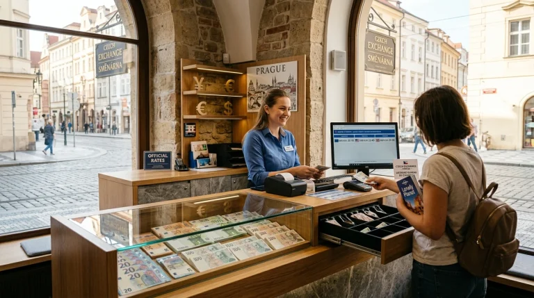 Kurzy směnáren Praha: Kde směnit EUR a USD za nejlepší kurzovní lístek