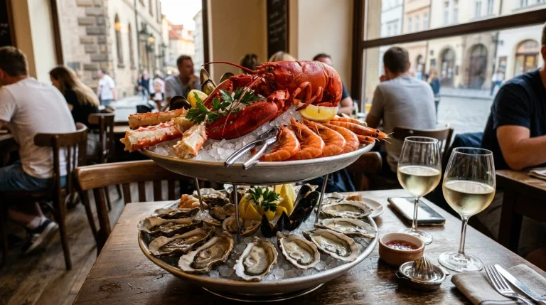 Humr a mořské plody v Praze: Nejlepší restaurace a kulinářské zážitky