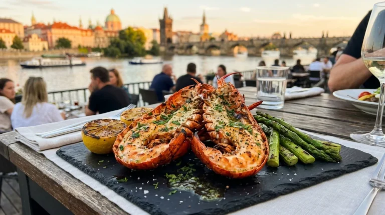 Kam na humra v Praze: Průvodce nejlepšími seafood restauracemi a terasami