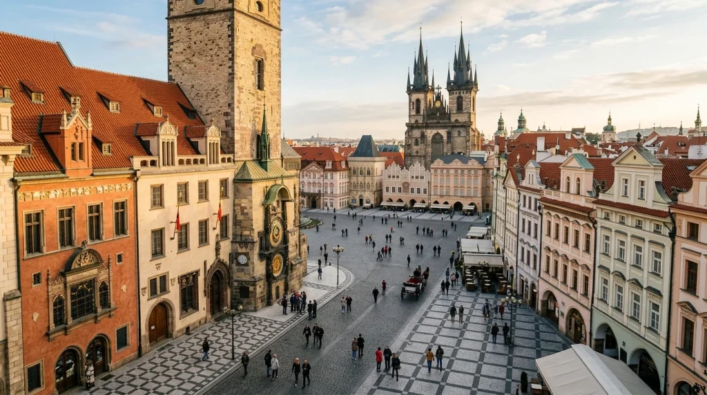 Nejlevnější směnárna v Praze: Průvodce nulovými poplatky a top kurzy (Obrázek vygenerovaný umělou inteligencí)