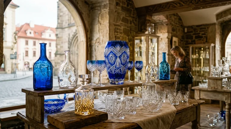 České sklo, křišťálové suvenýry a dárky z Prahy: Průvodce kolekcemi Blue Praha