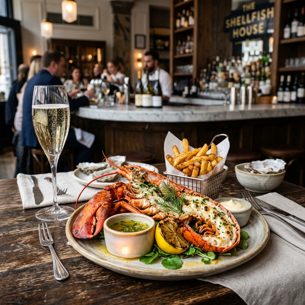 Zdenek's Oyster Bar humr praha